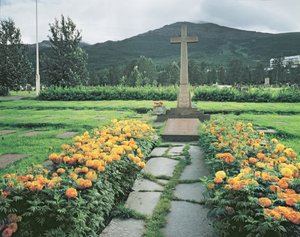 Denkmal für französische Soldaten, die während der Schlachten von Narvik, April-Mai 1940, starben von Unbekannt Unbekannt